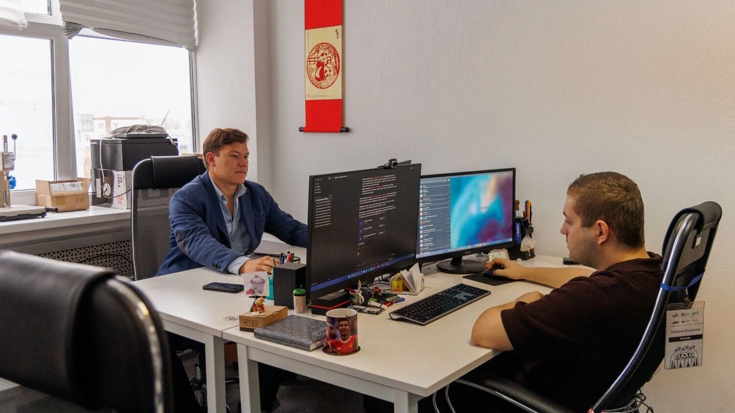 Обсуждение разработки в команде «Градиента»